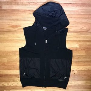 Men’s Michael Kors Black Hooded Vest